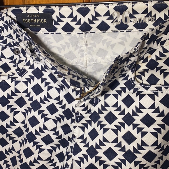 J. Crew Toothpick ankle jeans. - Picture 4 of 4